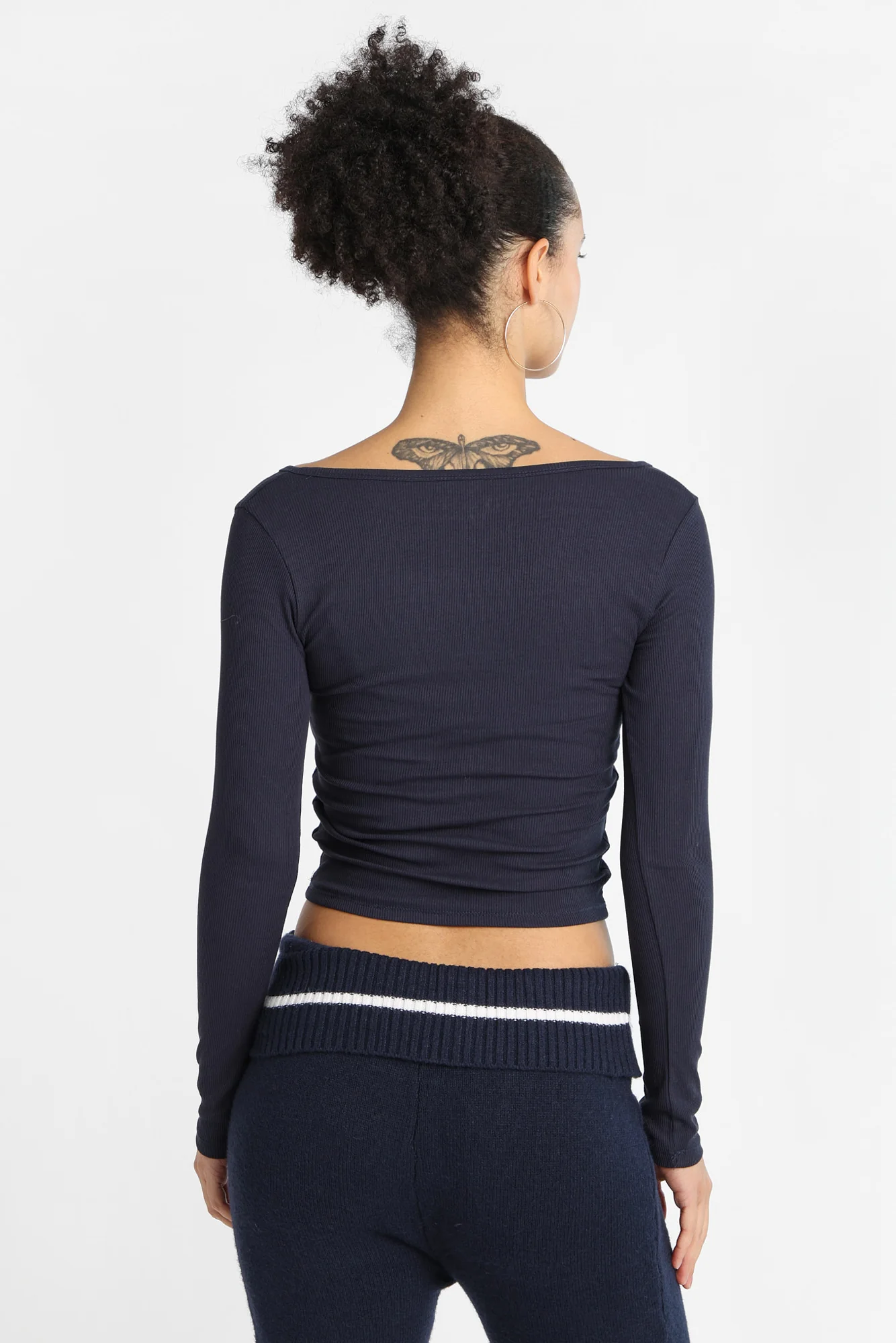 AERO Long Sleeve Henley Baby Tee - Image 20