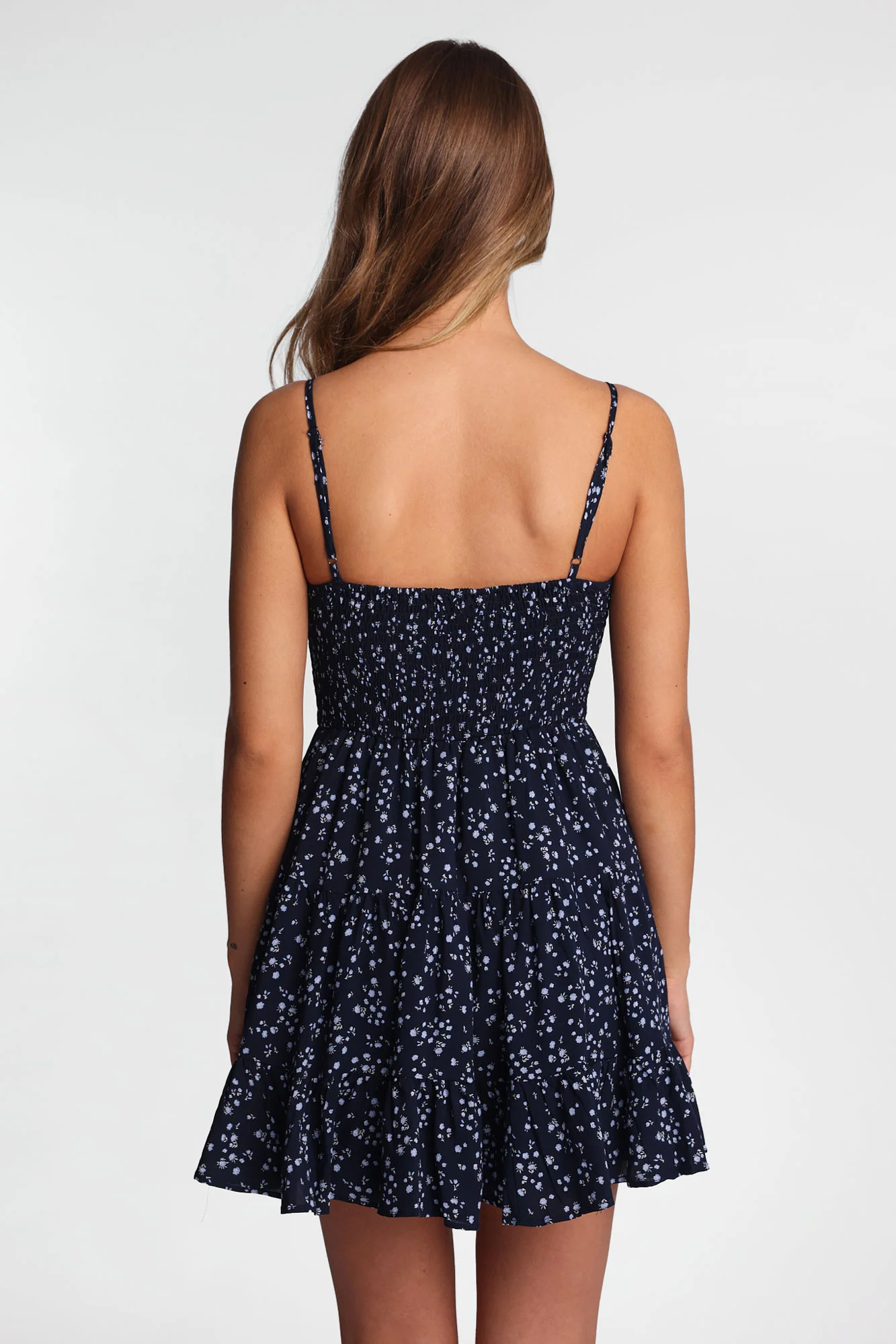 AERO Sweetheart Neckline Babydoll Mini Dress - Image 14