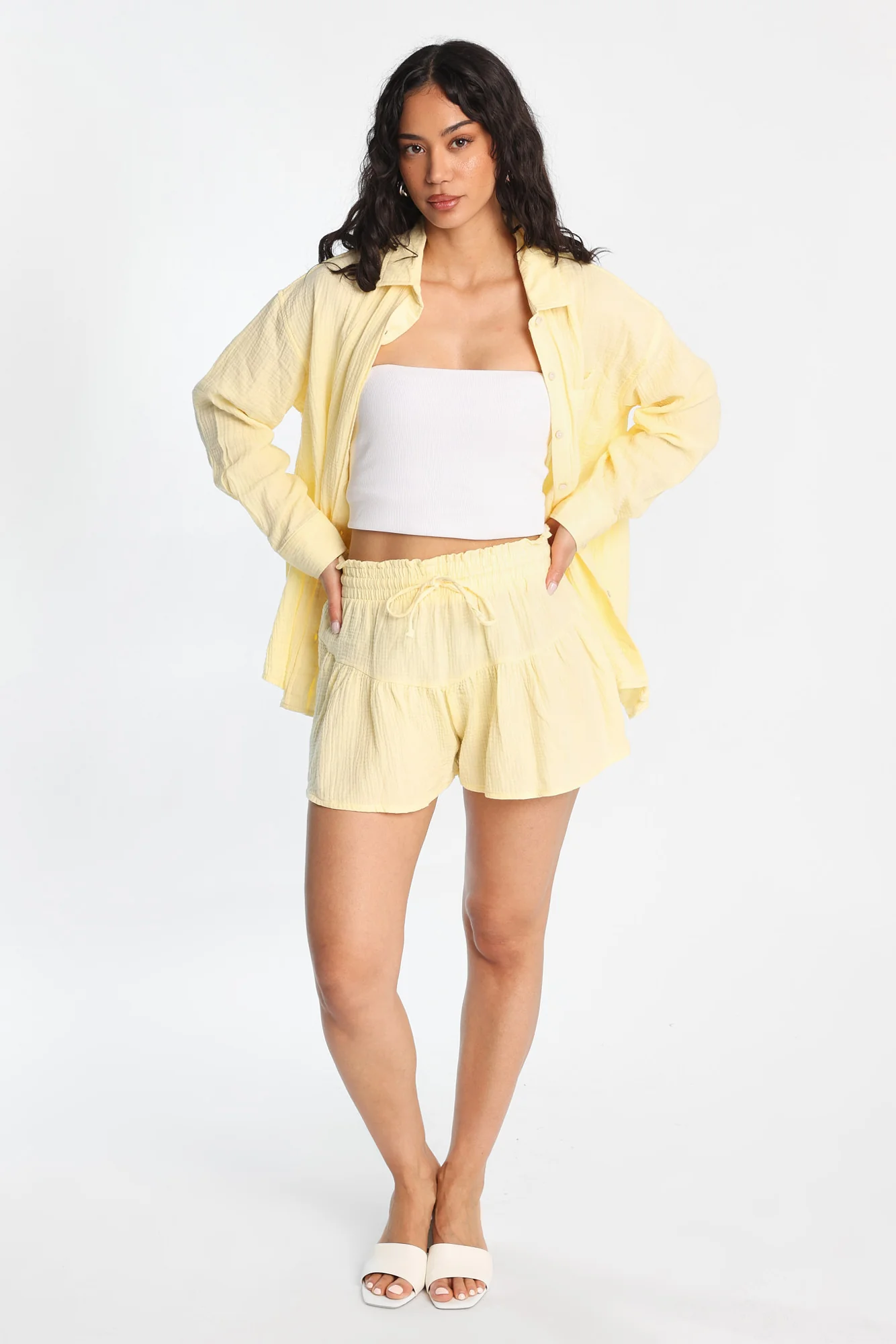 AERO Cotton Gauzy Pull-On Flutter Shorts - Image 12