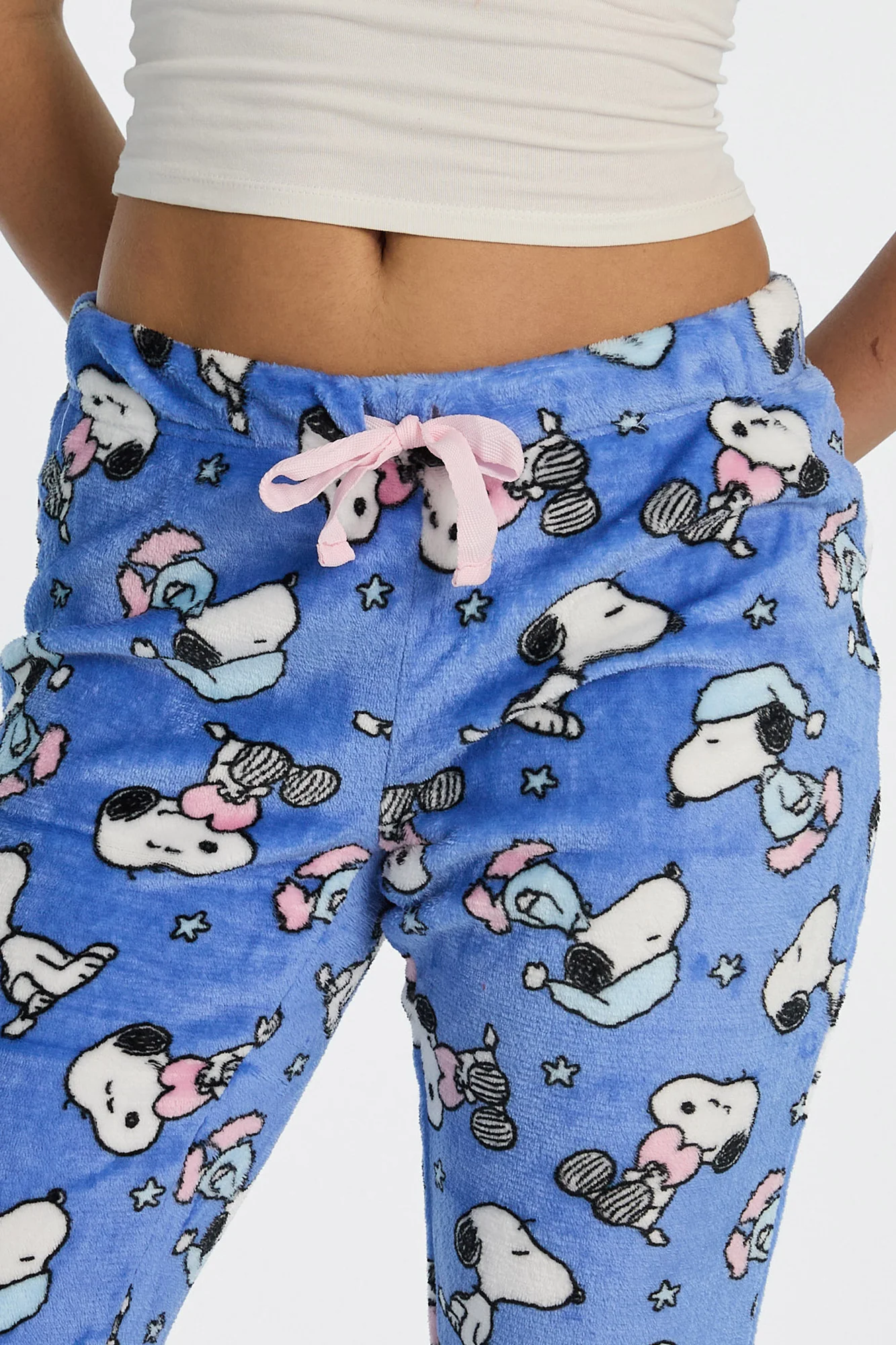 Peanuts Snoopy Plush Pajama Pants - Image 2