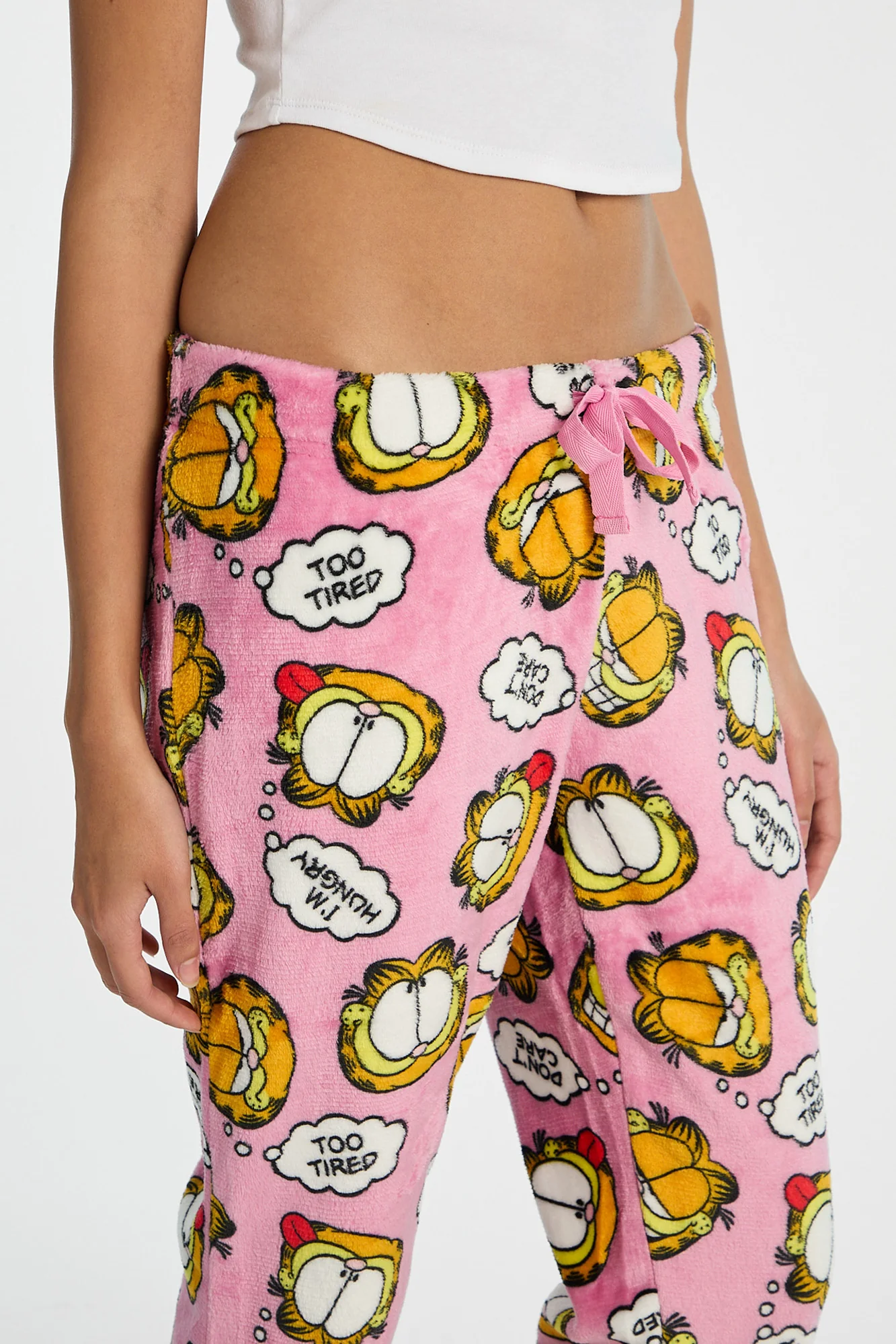 Garfield Plush Pajama Pants - Image 2