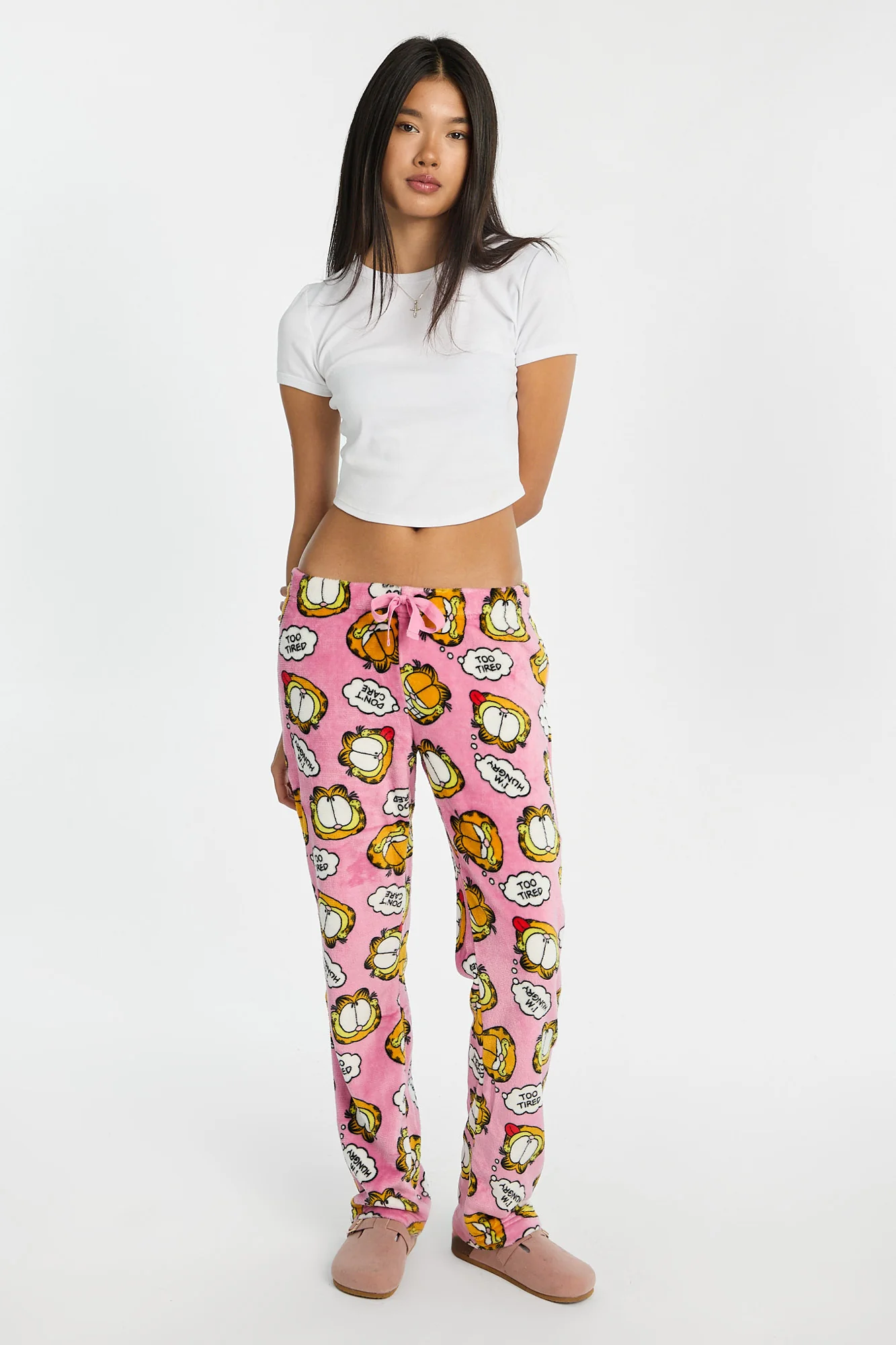 Garfield Plush Pajama Pants - Image 4