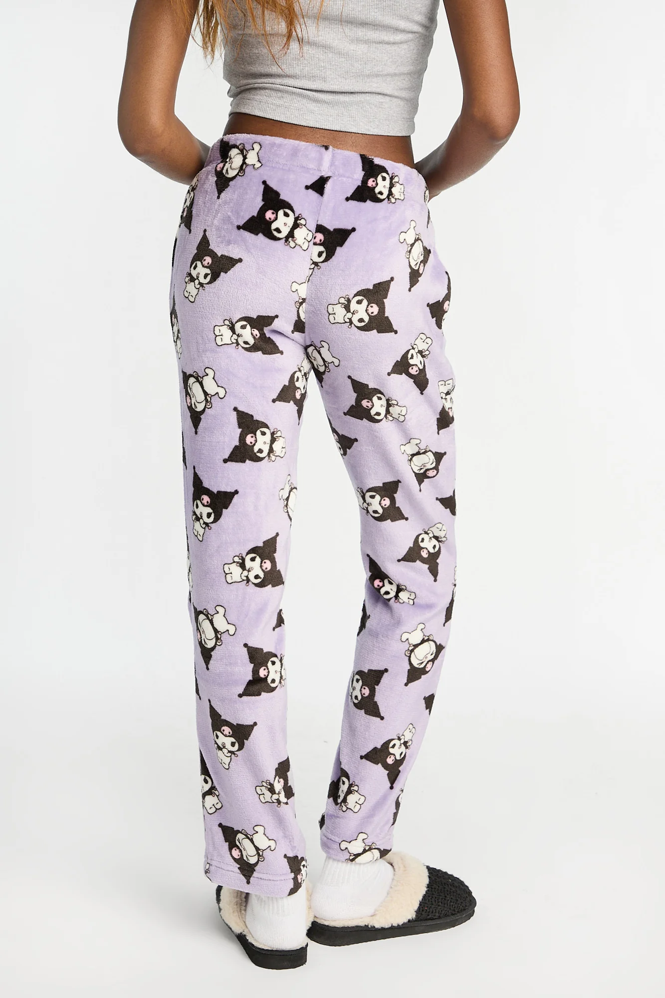 Kuromi Plush Pajama Pants - Image 3