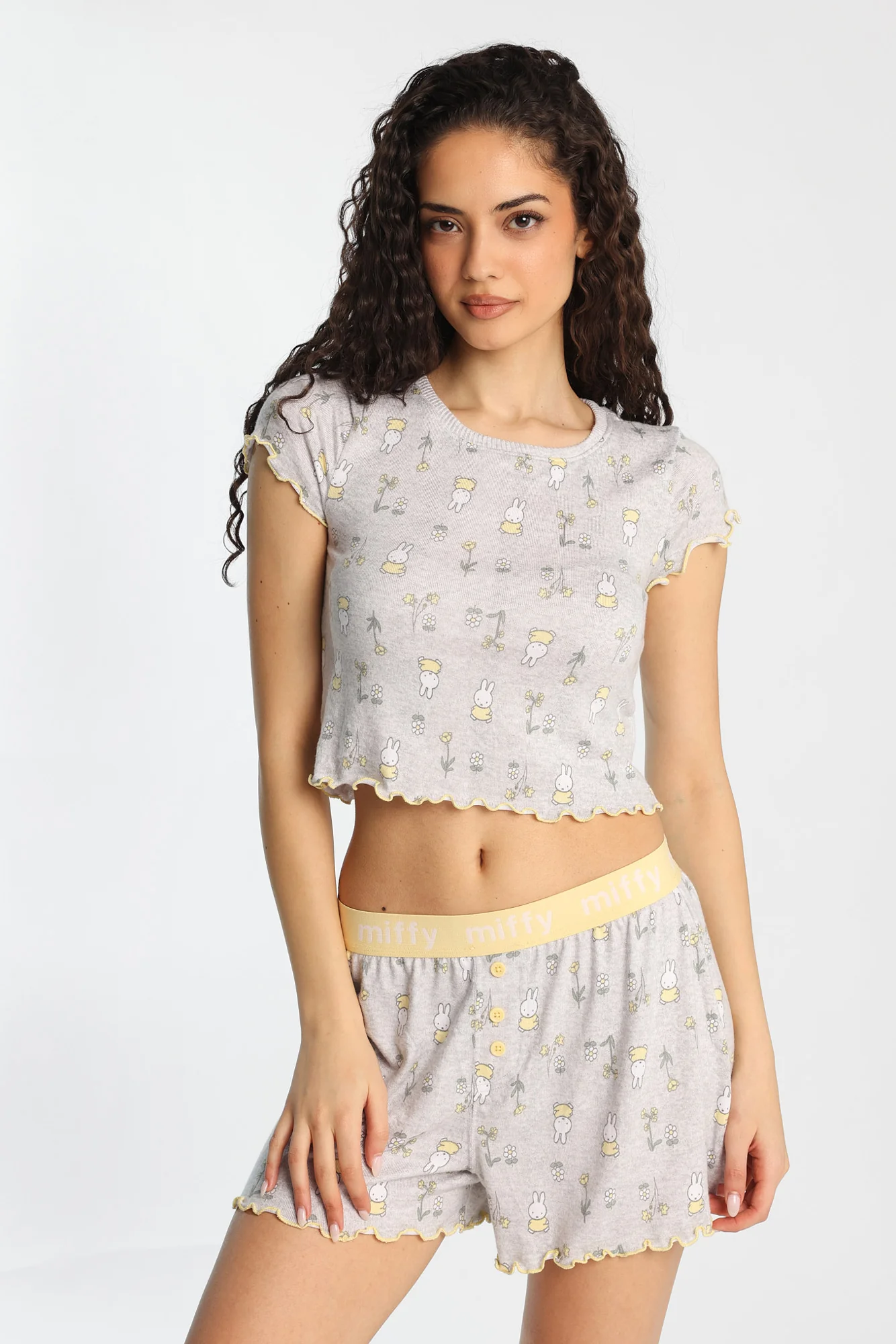 Miffy Super Soft Pajama Tee And Boxer Shorts 2-Piece Set