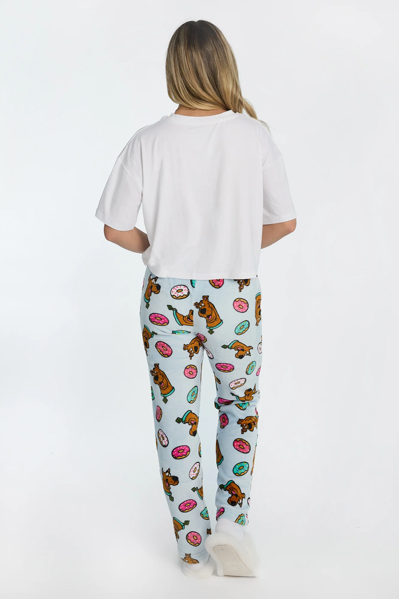 Scooby-Doo Donuts Plush Pajama Pants - Image 3