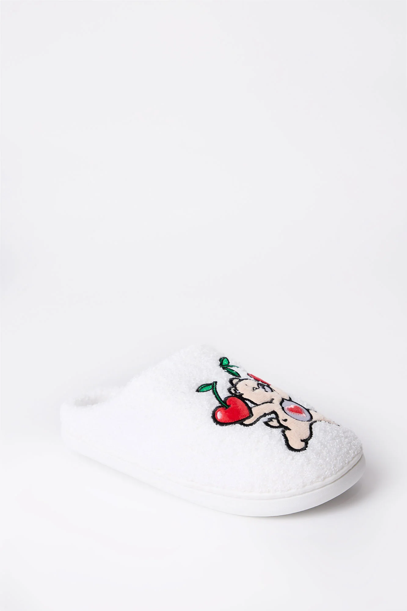 Care Bares Cherry Plush Slippers - Image 2