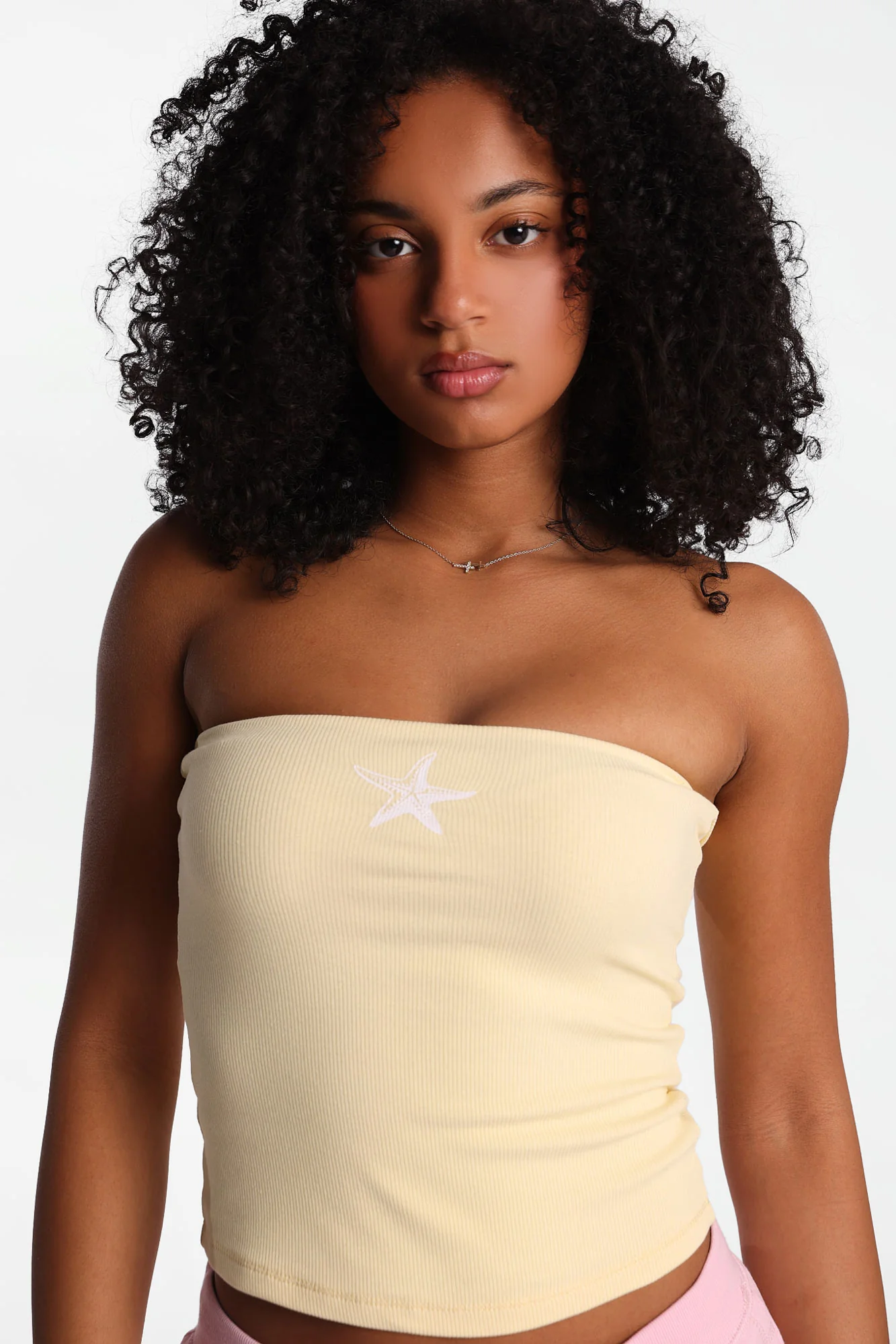 AERO Graphic Ribbed Tube Top - Image 23