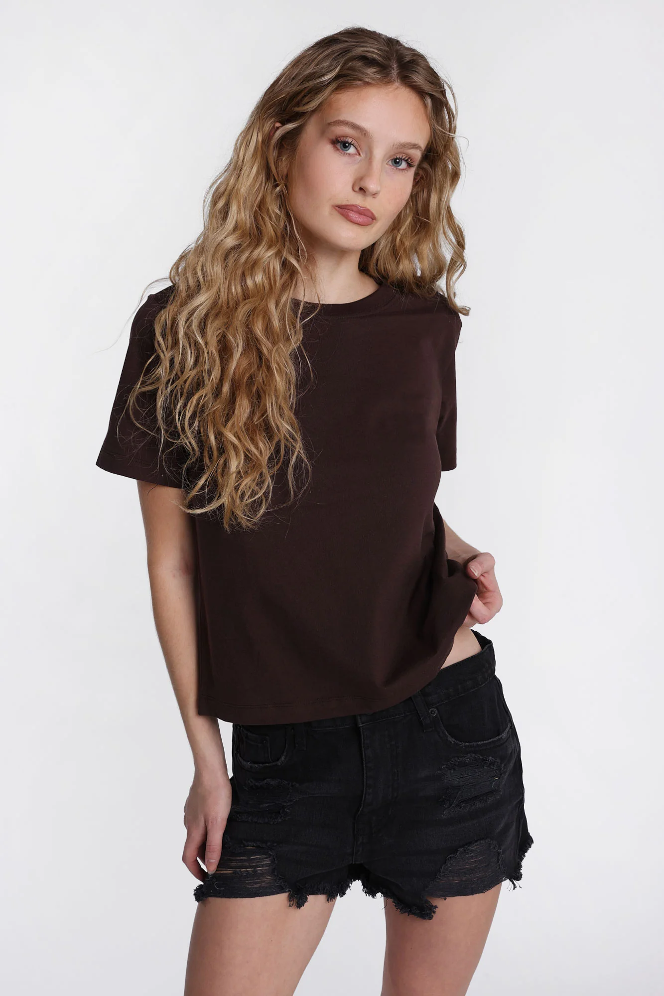 Aéropostale Short Sleeve Crew Neck Boxy Relaxed Tee - Image 14