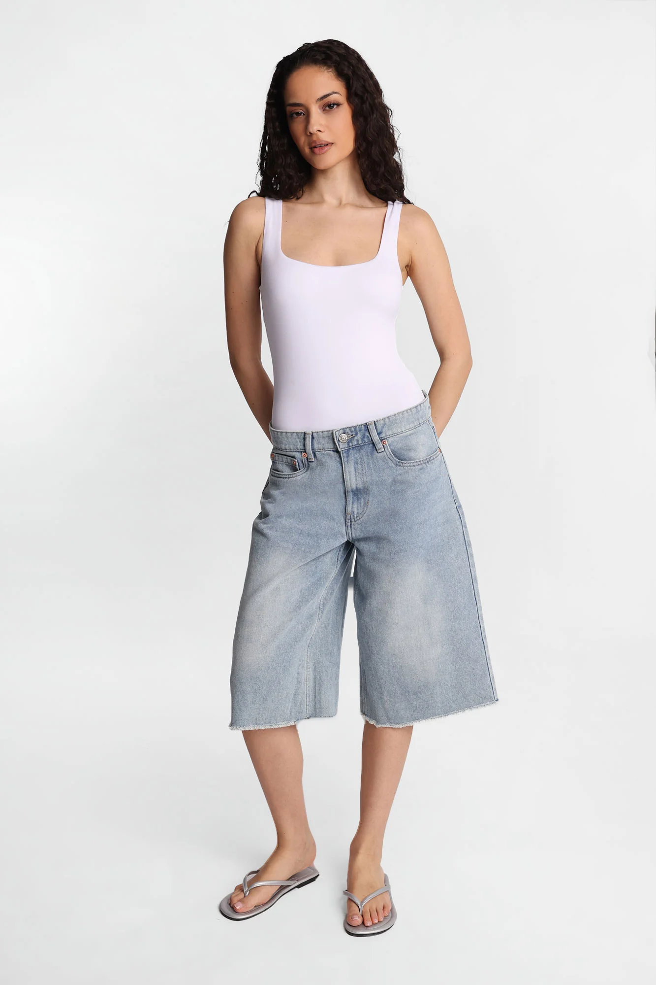 AERO Super Soft Square Neck Tank Bodysuit - Image 11