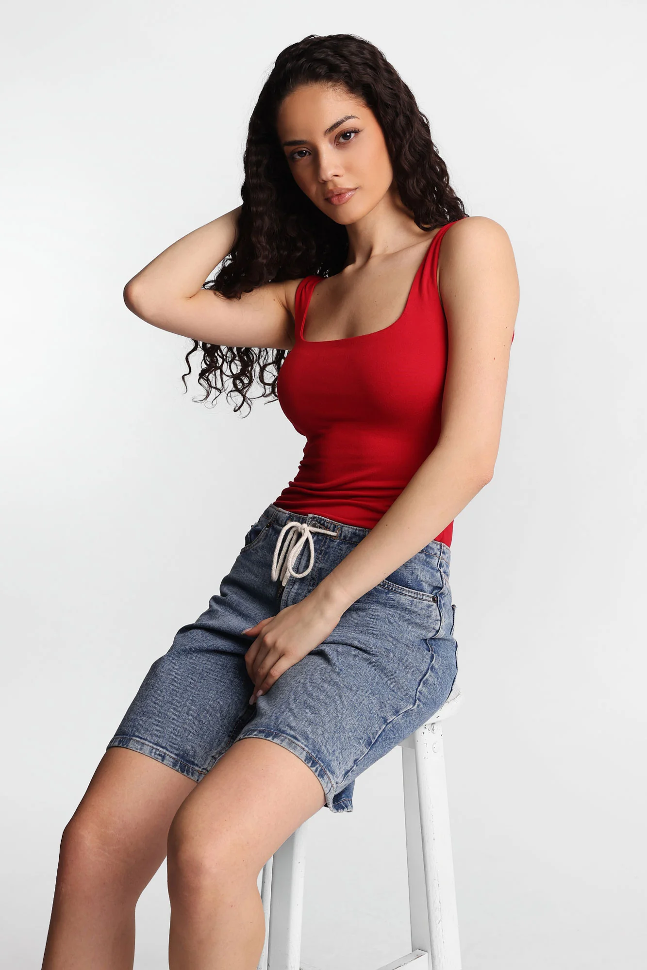 AERO Super Soft Square Neck Tank Bodysuit - Image 13