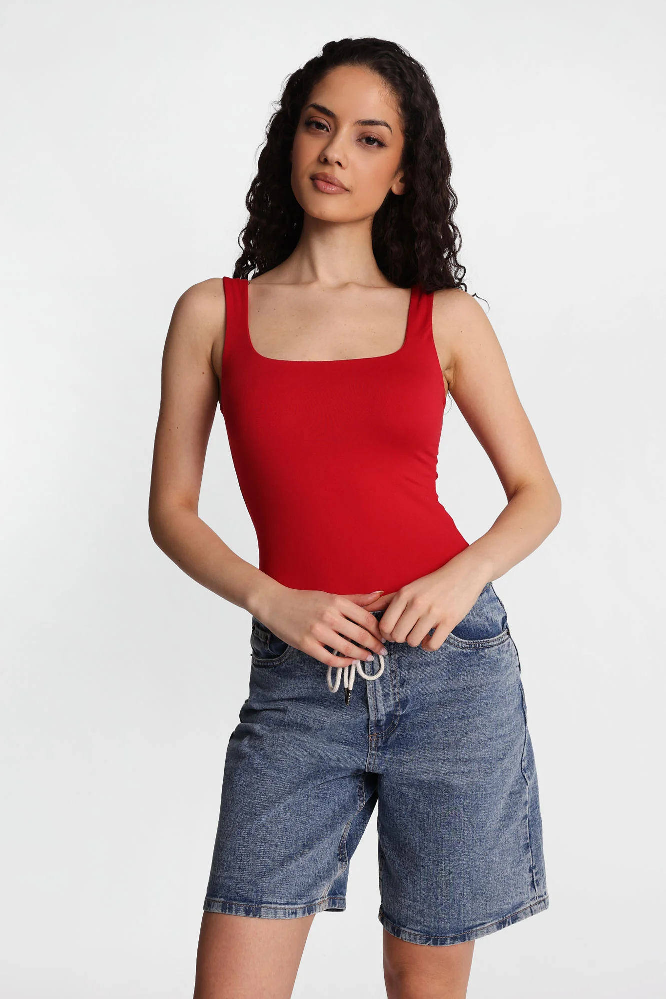 AERO Super Soft Square Neck Tank Bodysuit - Image 16