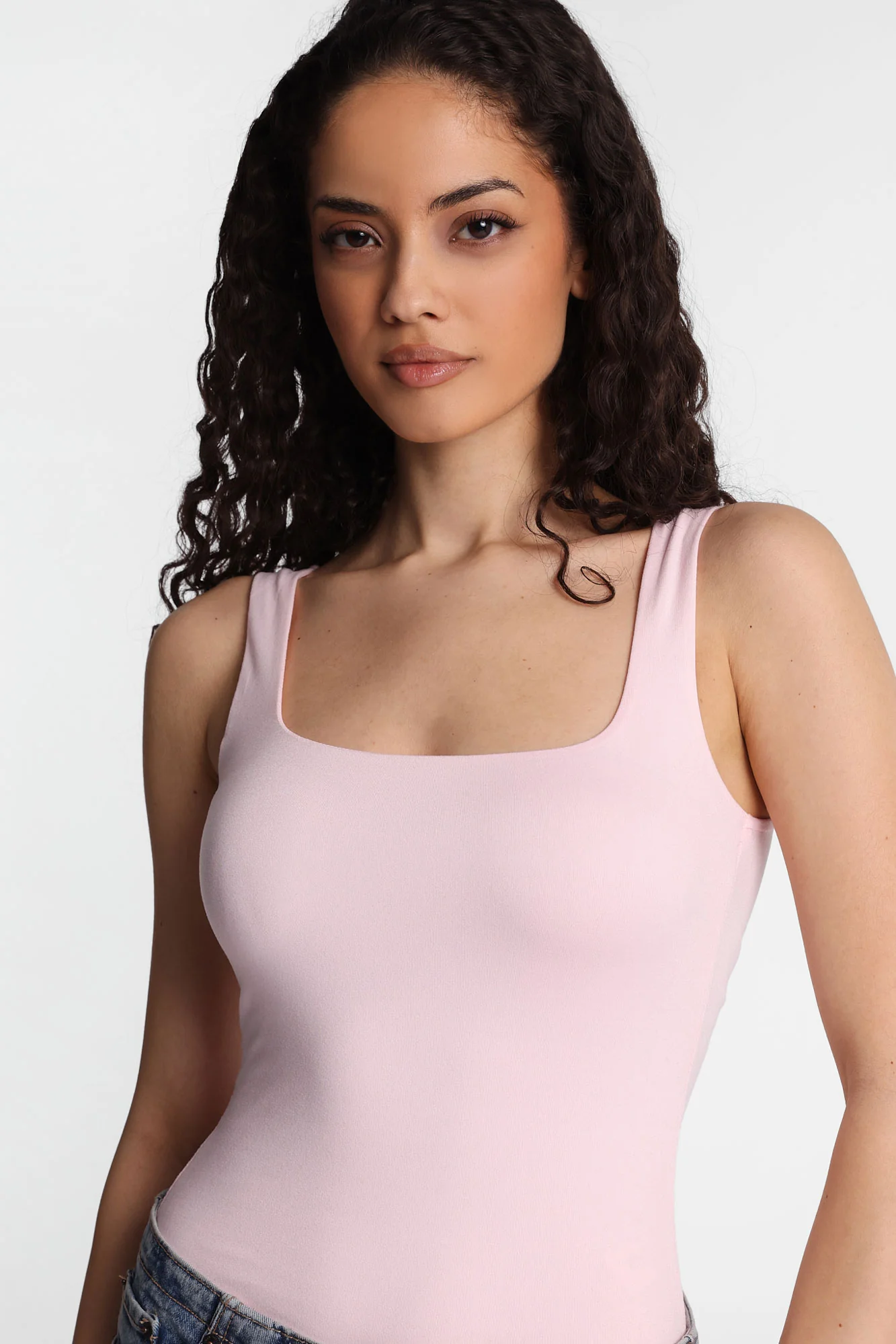 AERO Super Soft Square Neck Tank Bodysuit - Image 19