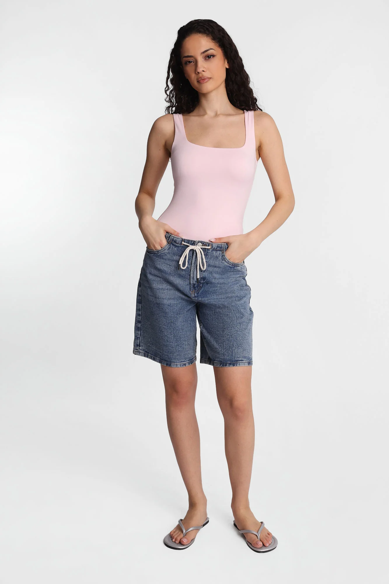 AERO Super Soft Square Neck Tank Bodysuit - Image 21