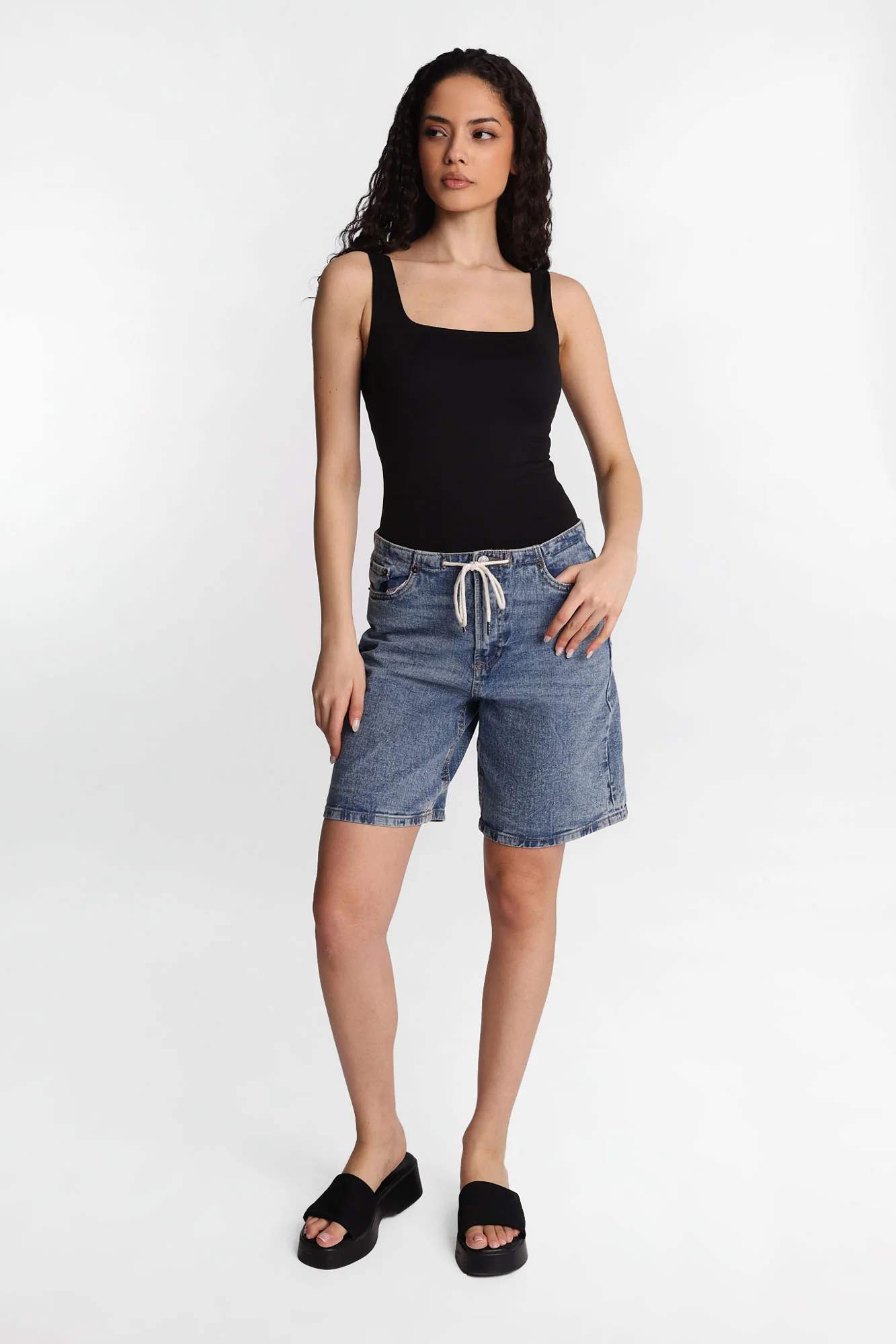 AERO Super Soft Square Neck Tank Bodysuit - Image 5