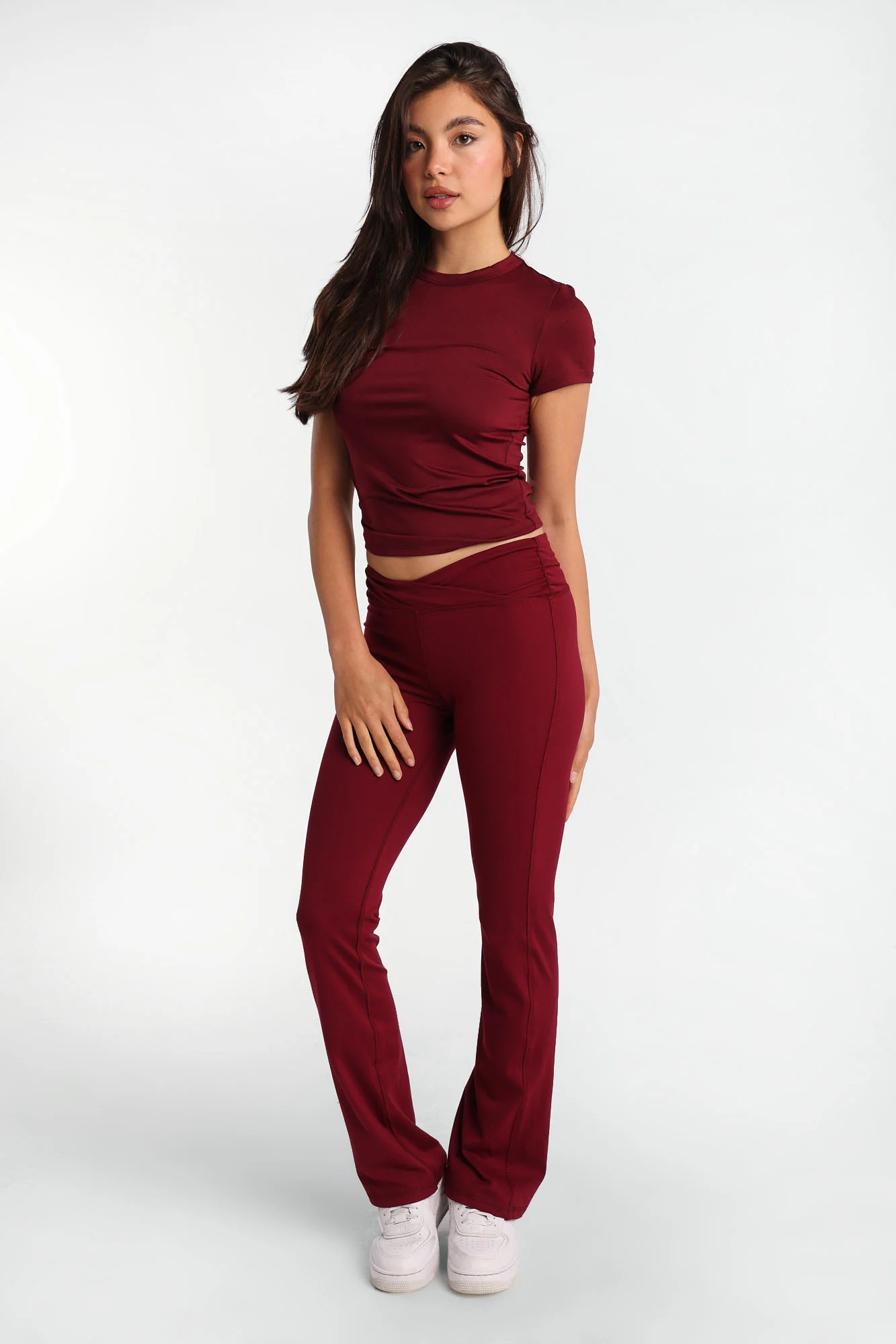 AERO Super Smooth Wrap Waist Boot Cut Leggings - Image 16