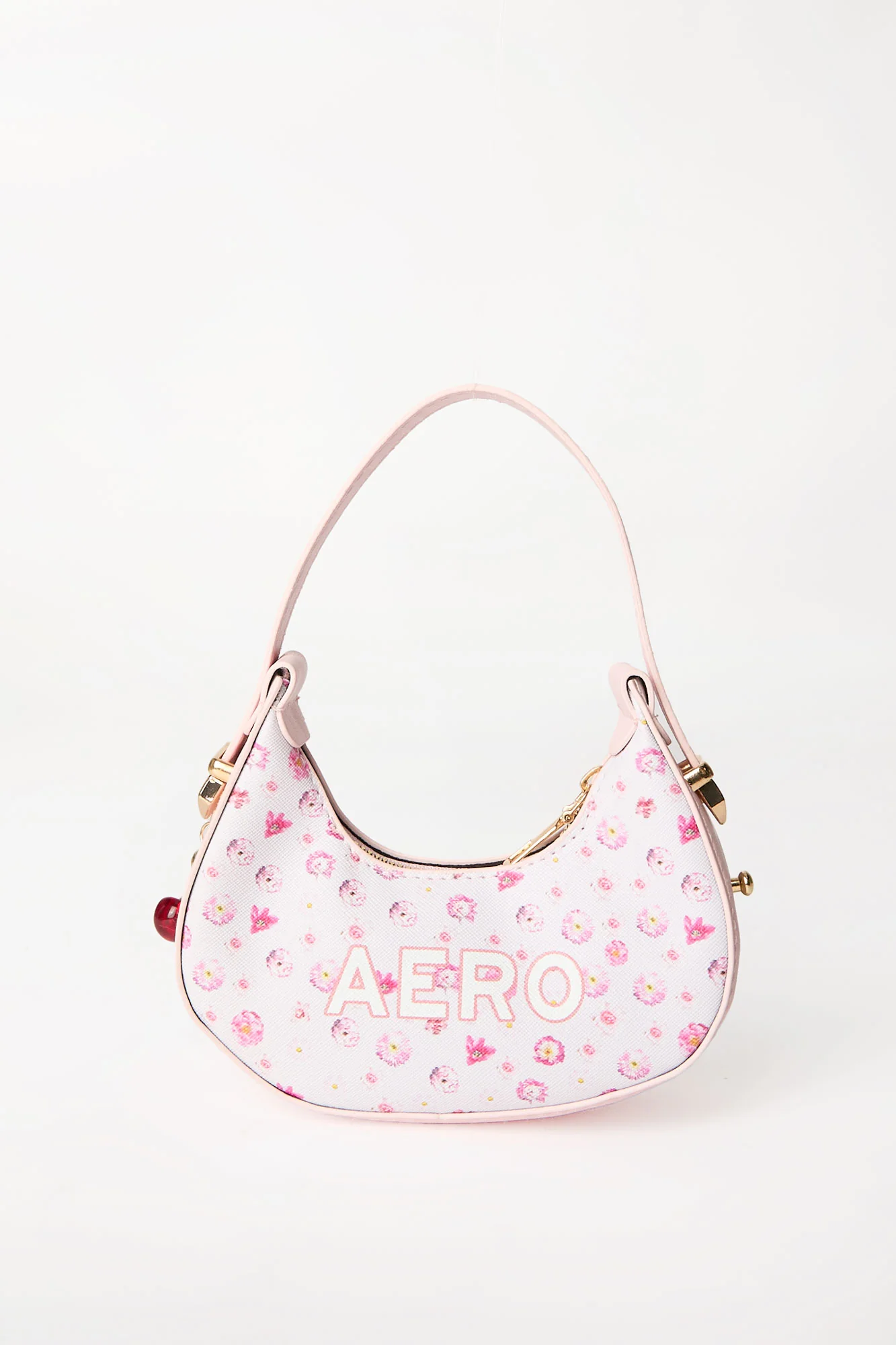 AERO Cherry Charm Mini Hobo Bag