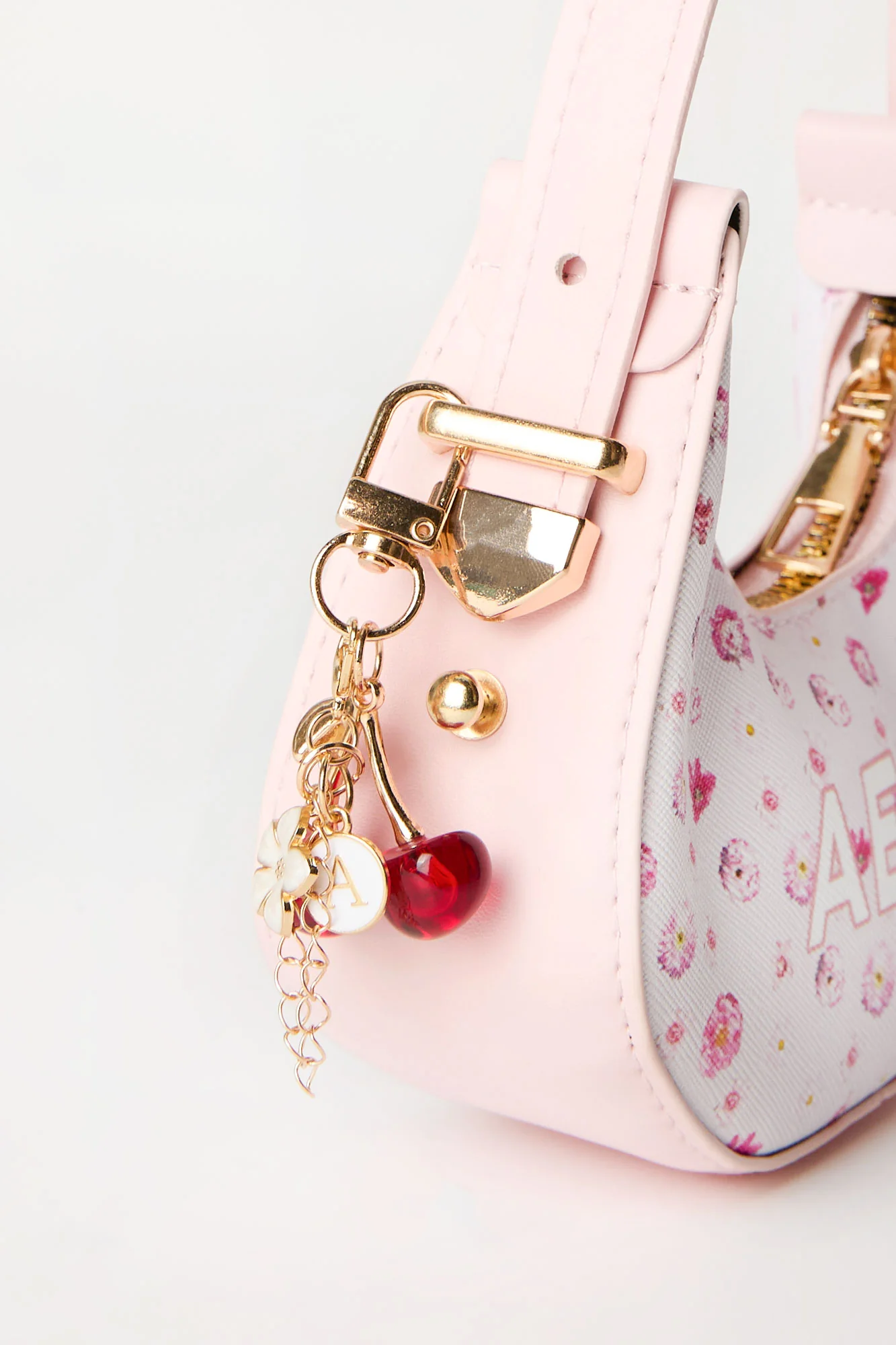 AERO Cherry Charm Mini Hobo Bag - Image 2