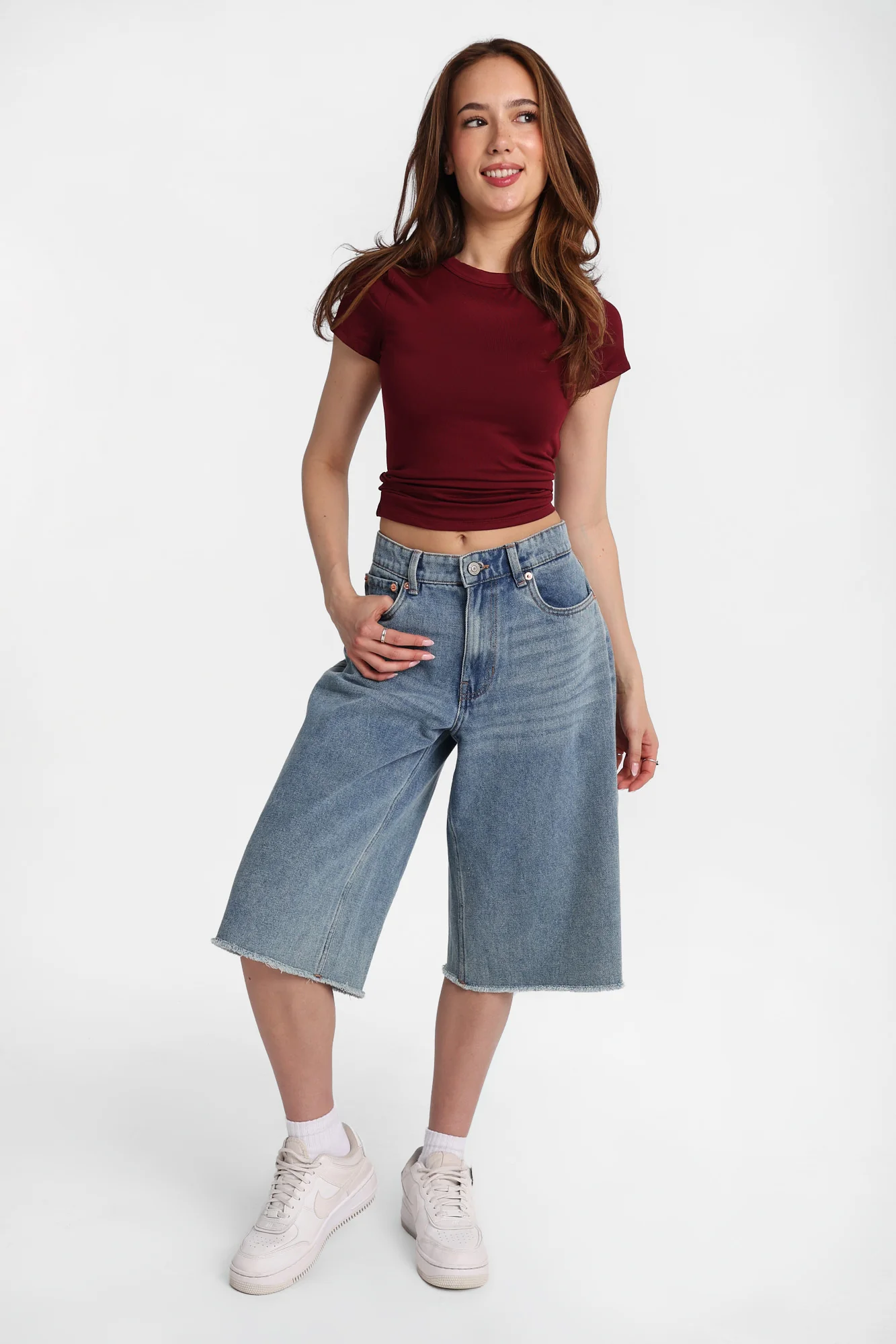 AERO Buttery Soft Short Sleeve Crew Neck Longline Tee - Image 16