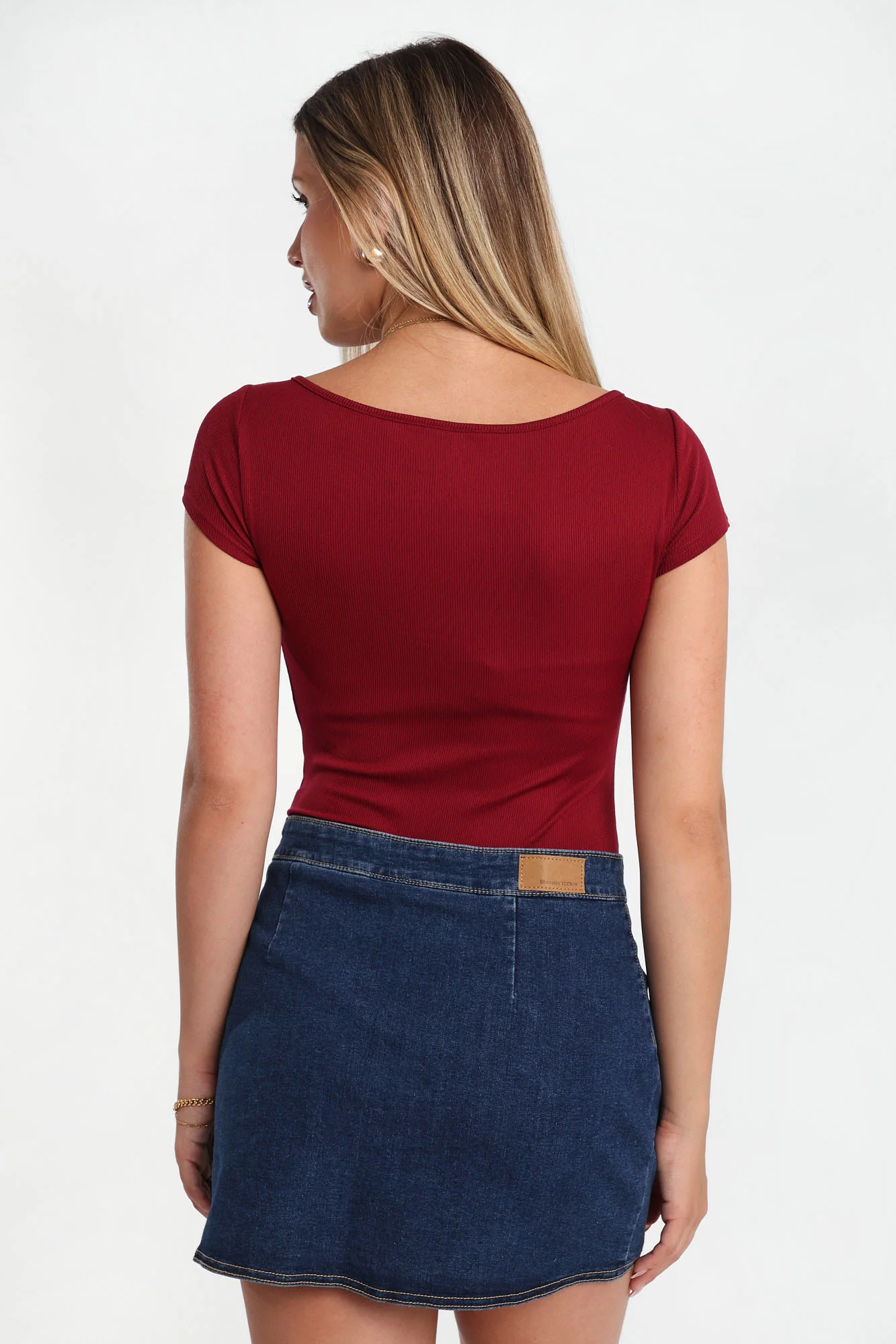 AERO Super Soft Short Sleeve Boat Neck Bodysuit - Image 15
