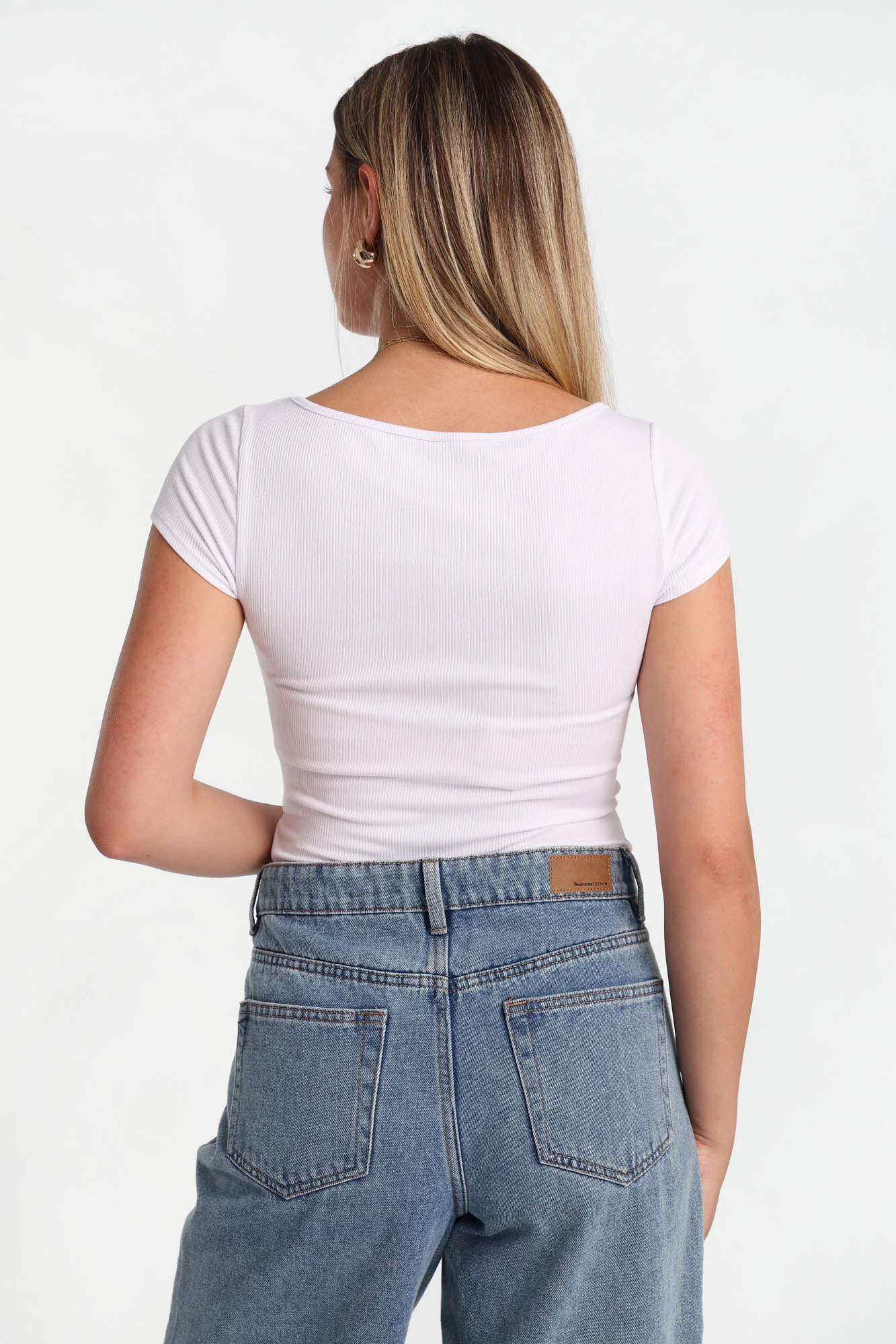 AERO Super Soft Short Sleeve Boat Neck Bodysuit - Image 7