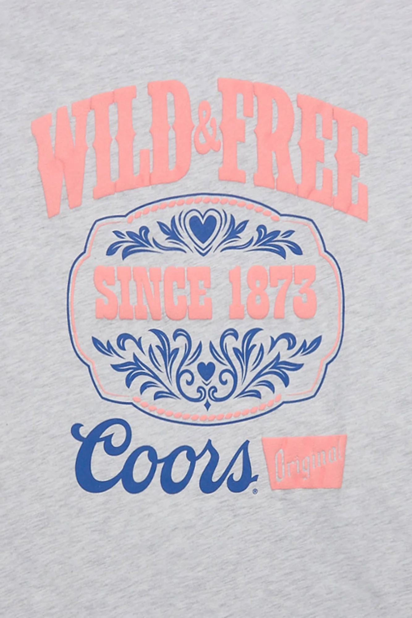 Coors Original Wild & Free Since 1873 Graphic Relaxed Boyfriend Tee - Image 2